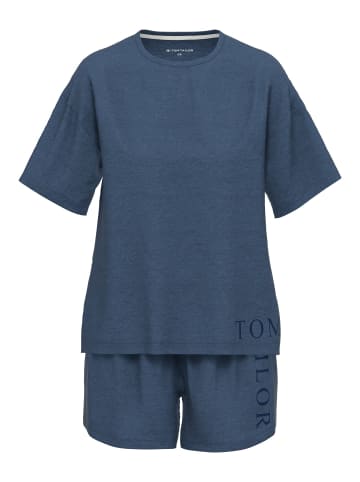 Tom Tailor Shorty Westport in blau-mittel-melange