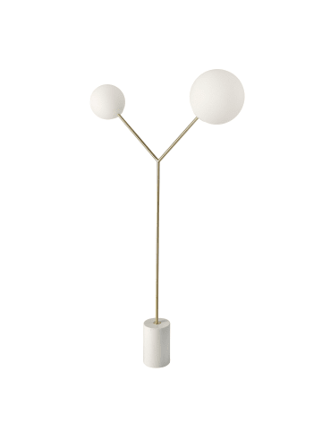 Angel Cerdá Stehleuchte 8048 in Weiß / Gold – (B)111 x (H)35 x (T)192 cm