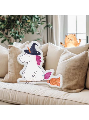 Mr. & Mrs. Panda Kuschelkissen Einhorn Hexe ohne Spruch in Weiß