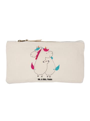 Mr. & Mrs. Panda Kulturtasche Einhörner Umarmen ohne Spruch in Weiß
