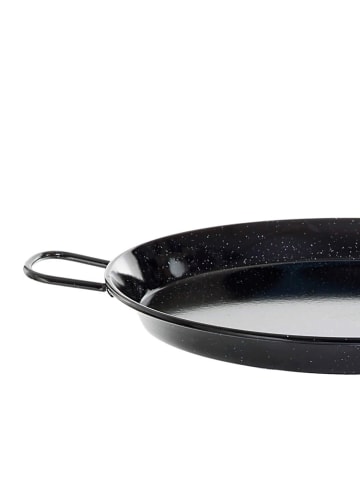 GAUMENKICK Paella Pfanne emailliert in schwarz - D: 38cm
