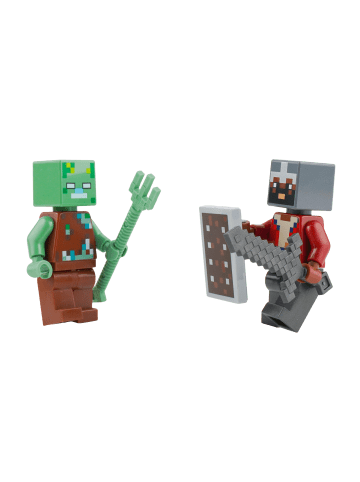 LEGO Minecraft Mutiger Held vs. Ertrunkener! Menge 1x - ab 3 Jahren in multicolored