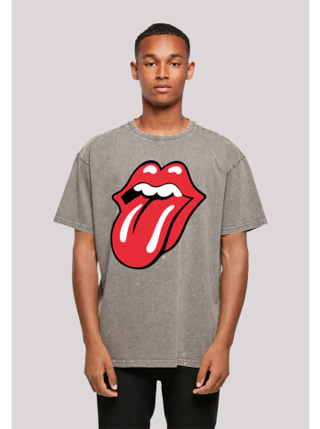 F4NT4STIC Oversize T-Shirt The Rolling Stones Zunge in Asphalt
