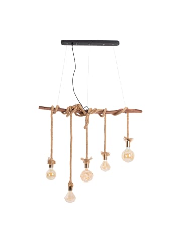 näve Pendelleuchte "ROPE" in natur - (L)100 cm x (B)6 cm x (H)210 cm