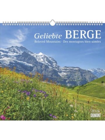 DuMont Kalenderverlag Kalender - DUMONT - Geliebte Berge 2026 - Wandkalender 38 x 36 cm mit 12 Alpenm