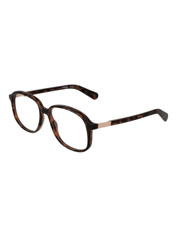 Guess Unisex Optische Fassungen Rund Braun