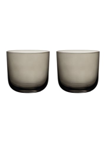 2er Set Wassergläser Like Glass in Smoke 280 ml