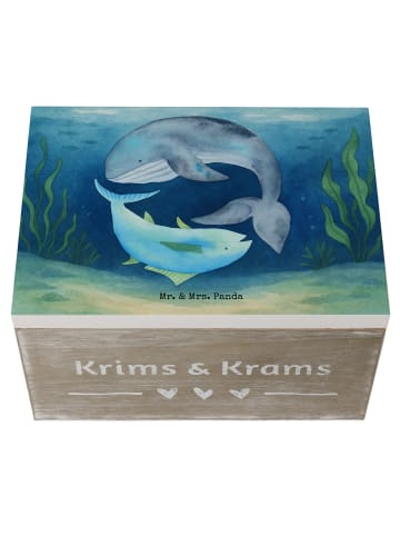 Mr. & Mrs. Panda Aufbewahrungsbox Walfisch Thunfisch Design ohne... in Weiß