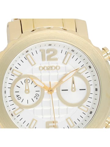 Oozoo Analog-Armbanduhr Oozoo Vintage Series gold groß (ca. 40mm)