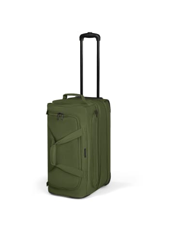 Redolz Duffle Essentials 2-Rollen Reisetasche 55 cm M mit Dehnfalte in olive