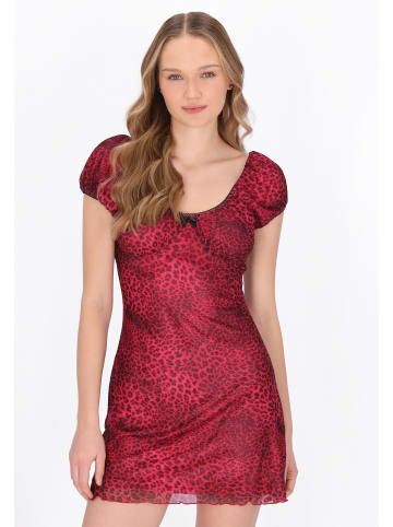 myMo Women Dress in pink black