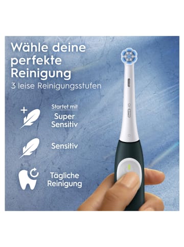 Oral-B Elektrische Zahnbürste "iO Series 2 + Reiseetui" in Grün
