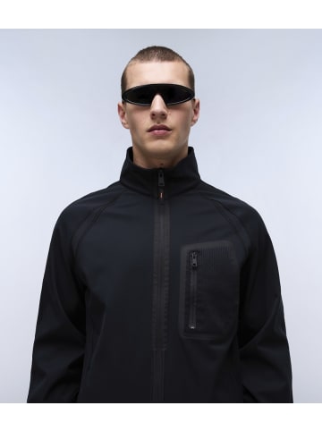Napapijri Pullover "B-Lorze Fz Stand" in Schwarz