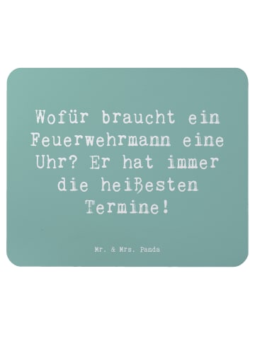 Mr. & Mrs. Panda Mauspad Spruch Feuerwehrmann Termine mit Spruch in Meeresbrise