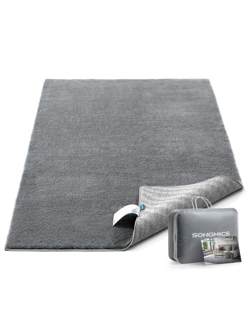 SONGMICS Teppich Alvin in Taubengrau - (B)80 x (H)1 x (T)150 cm