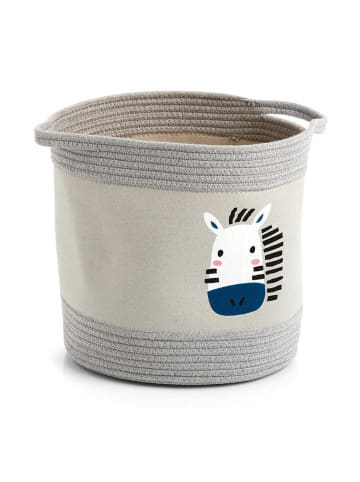 Zeller Present Stoffkorb in grau