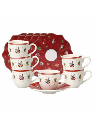 Villeroy & Boch 6er Set Espressotassen mit Untertassen Toy's Delight 70 ml bunt in bunt