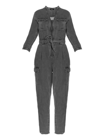 Le Temps des Cerises Jumpsuit CHANCE in BLACK DENIM