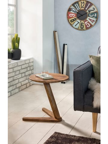 KADIMA DESIGN Beistelltisch BOHA Massivholz Design Wohnzimmer-Tisch 45 x