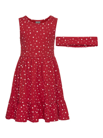 Kidsworld Jerseykleid in rot sterne