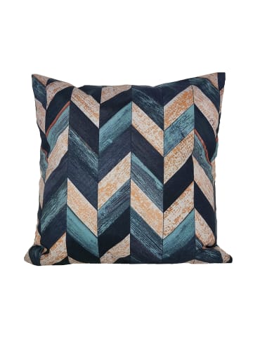 JACK Outdoor Dekokissen Motiv 45x45cm inkl. XXL Füllung in Linear Petrol