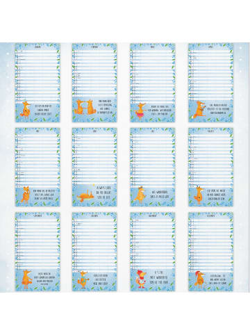 Mr. & Mrs. Panda Familienplaner 2026 Fuchs Collection ohne Spruch in Weiß