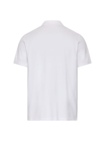 Camel Active Poloshirt mit Kontrastdetails in Weiß