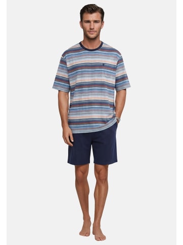 hajo Schlafanzug Klima Komfort in Marine