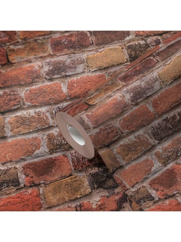 A.S. Création Tapete Brick Charme in Rot