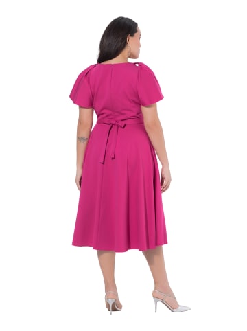 Ulla Popken Midikleid in magenta