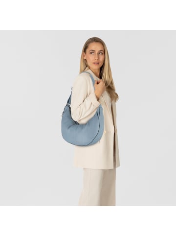 LIEBESKIND BERLIN Moon Schultertasche Leder 43 cm in blue heaven