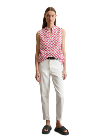 Marc O'Polo Ärmellose Print-Bluse flared in multi/ blushed pink