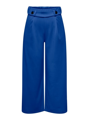 JACQUELINE de YONG Hose Wide Fit Ankle Pants Flare Culotte Cropped Pants in Blau