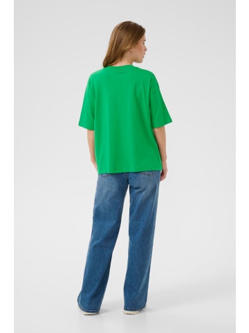 Kaffe T-Shirt kurzarm KAharries Oversize fit in Jelly Bean W. Chalk Print