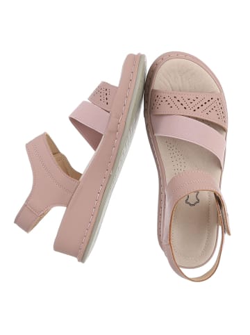 Ital-Design Sandale & Sandalette in Altrosa