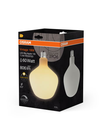 OSRAM Vintage 1906 Big Apple Ist Eine Dimmbare LED-Lampe Mit Filament In