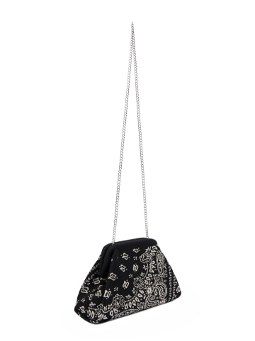 Nolie Women Clutch in Beige Black