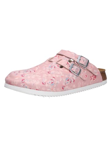 Birkenstock Tieffußbett Pantolette in rosa/pink