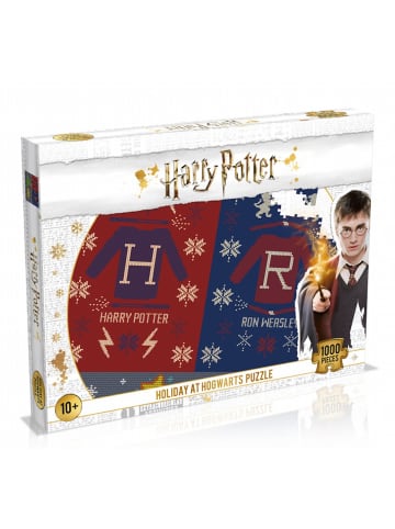 Winning Moves Harry Potter - Puzzle - Christmas in the Wizarding World (1000 Teile) in bunt