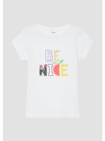 s.Oliver T-Shirt in 0100_weiß