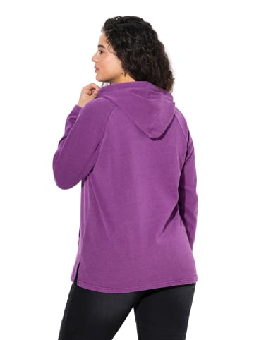Ulla Popken Sweatshirt in helle pflaume