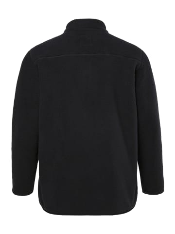 JP1880 Fleecejacke in schwarz