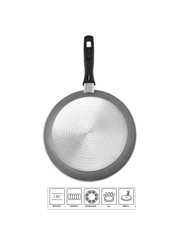 Stoneline Bratpfanne 26 cm | mit Deckel in Anthrazit