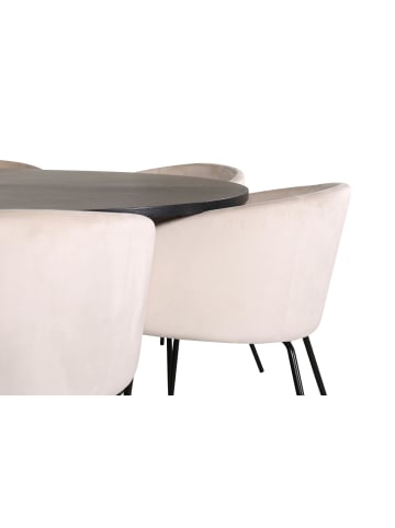 ebuy24 Essgruppe Copenhagen 1 Beige 140 x 140 cm