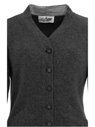 AlpSpur Strickjacke LISA11 in dunkelgrau