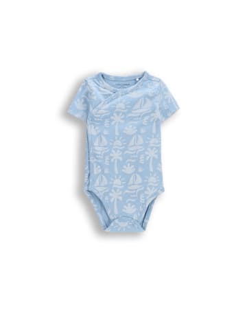 Coccodrillo Wickelbody mit kurzen Ärmeln in hellblau