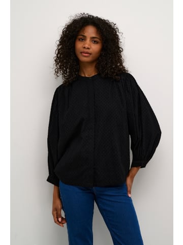 Kaffe Langarm - Hemd KAroca in Black Deep