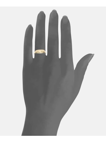Diamant L'éternel Ring aus 375 Gelbgold Herz-Design