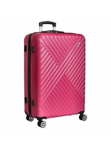 Paradise by CHECK.IN Kingston - 4-Rollen-Trolley 77 cm (lila) in pink