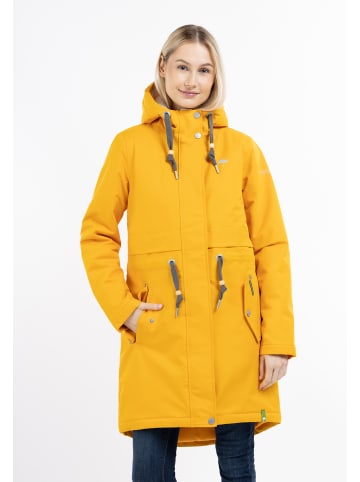 Schmuddelwedda Damen Winterparka Aus Recyceltem Polyester in Senf